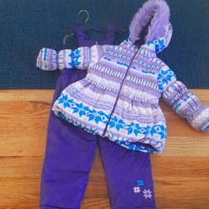Girls 4T snow suit set